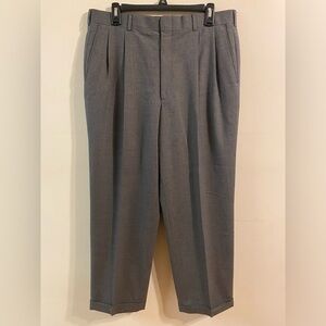 Mens Brooks Brothers Brooksease Gray Dress Pants Slacks 34"‎ Waist 34x30